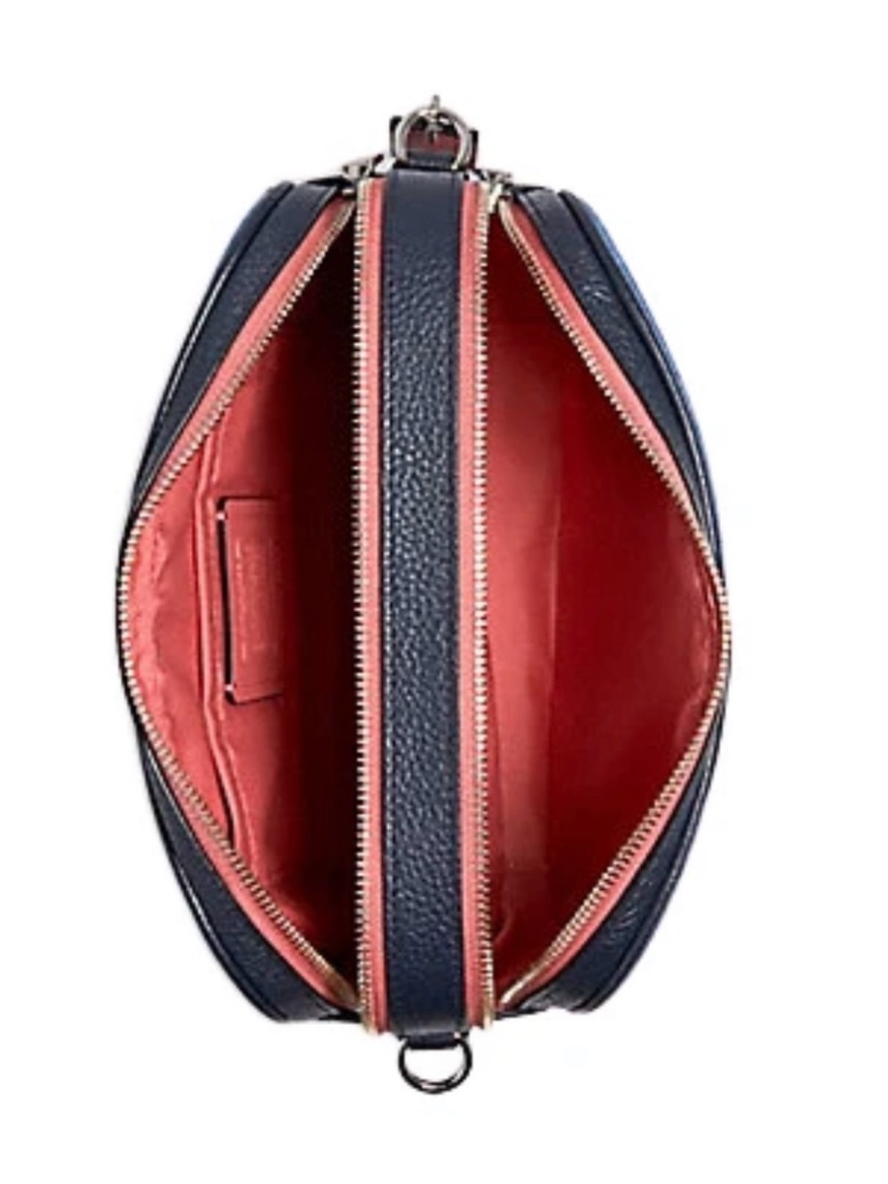 Coach Jes Crossbody in Denim and Leather with chain charm and cherry charm - Picture 9 of 12